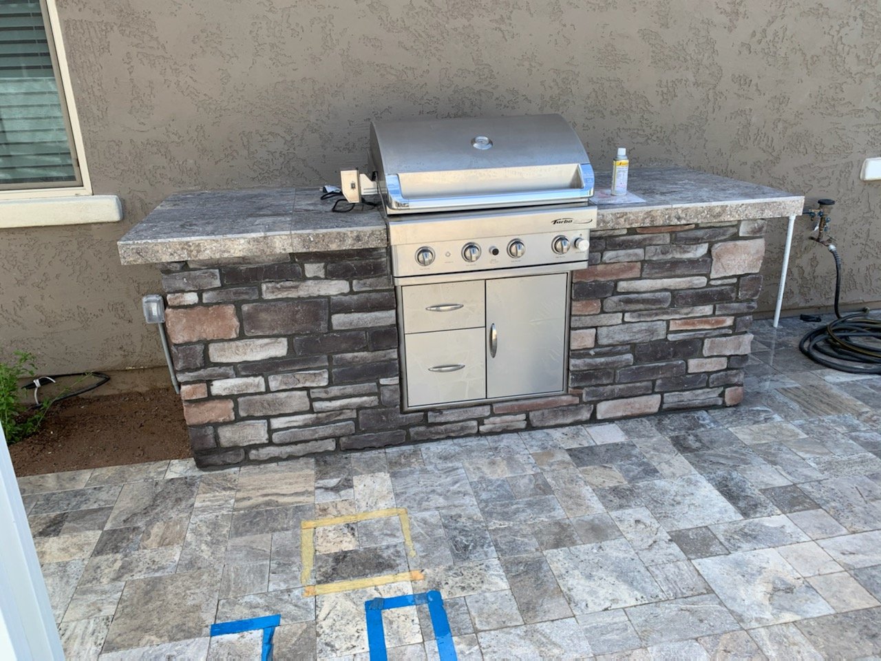 Person working in garden