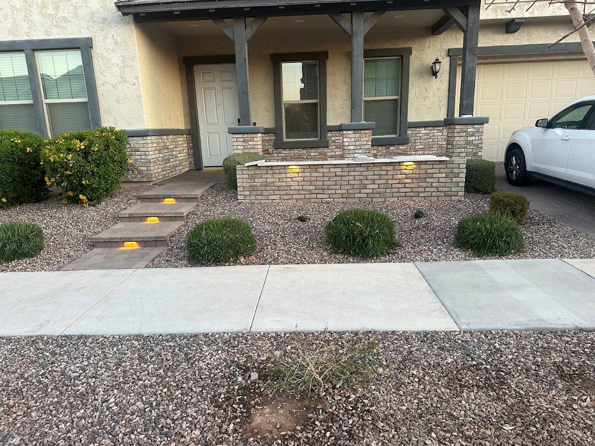 Man planting flowers